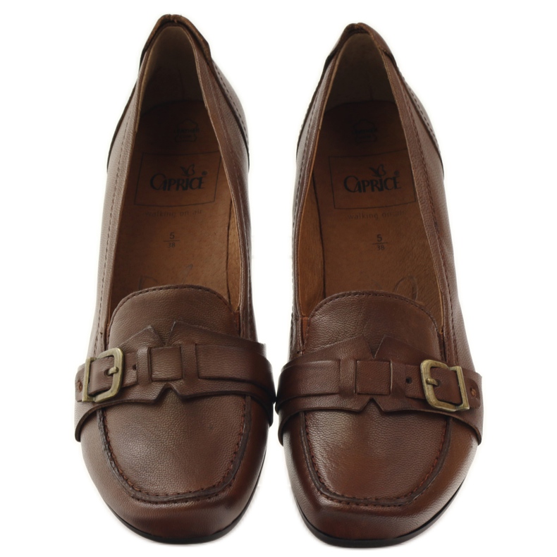 Caprice pantofi josi pompe pantofi dama 24305 maro 4