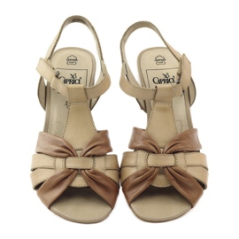 Sandale Caprice pantofi dama 28205 maro 4