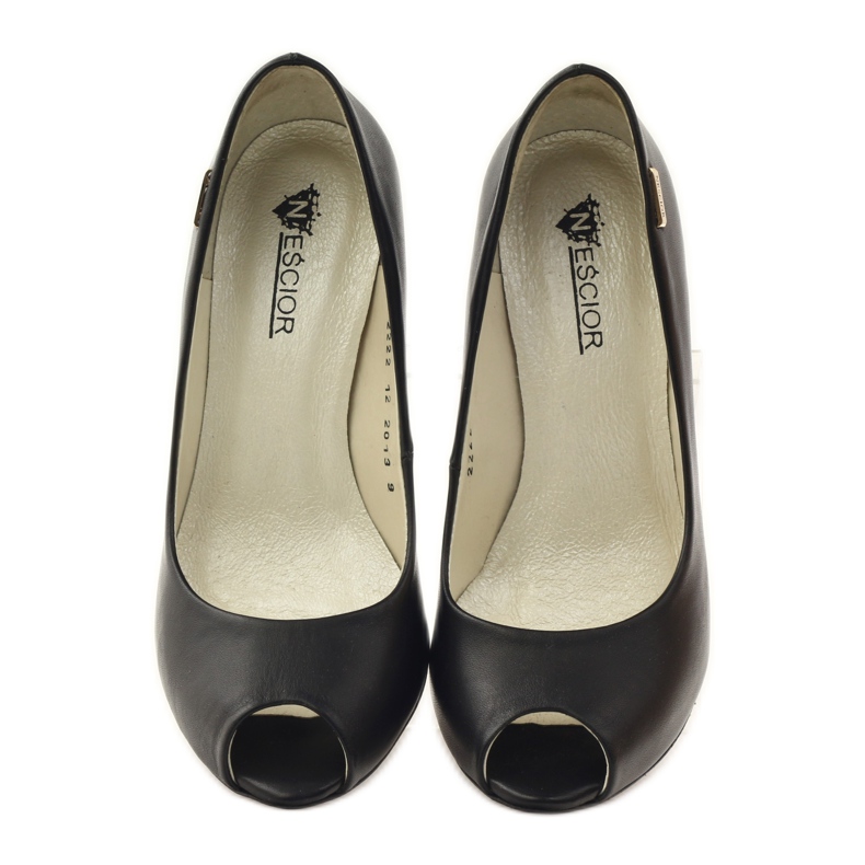Pompe pentru femei cu toc înalt Neścior 99 negru 4