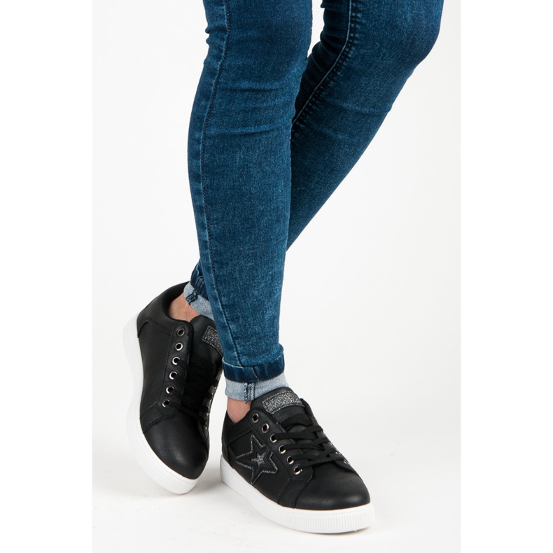 Pantofi Sport pentru Primavara negru gri 2