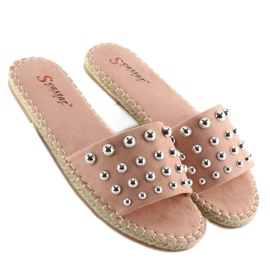 Papuci de femei espadrile roz LL-120P Pink 1 Papuci de femei espadrile roz LL-120P Pink 1