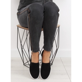 Negri XL07P Tenisi negri alunecoși negru 2 Negri XL07P Tenisi negri alunecoși negru 2