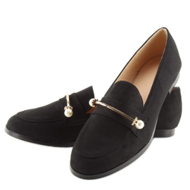 Negru Mocasini negri pentru dama T315P Negru 2