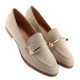Mocasini de dama bej T315P Nude 1 Mocasini de dama bej T315P Nude 1
