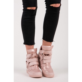 Vices Vicii pentru adidași cu velcro roz 2