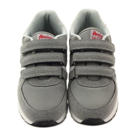 American Club Încălțăminte sport din piele americană roșu gri alb 4 American Club Încălțăminte sport din piele americană roșu gri alb 4