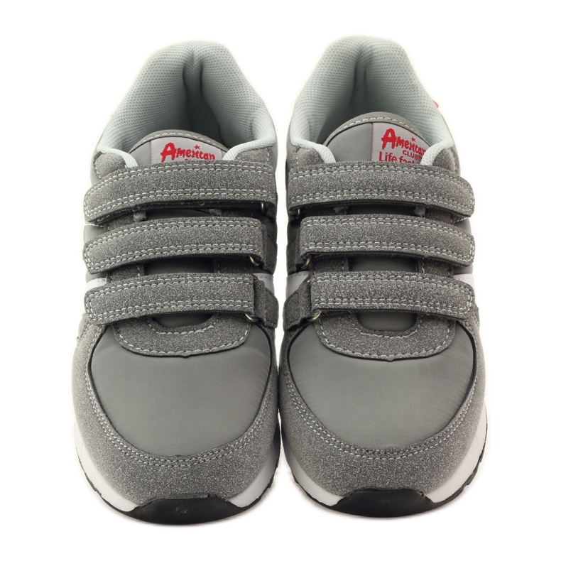 American Club Încălțăminte sport din piele americană roșu gri alb 4 American Club Încălțăminte sport din piele americană roșu gri alb 4