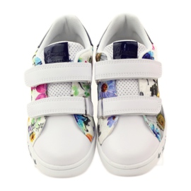 American Club Adidași americani cu branț din piele multicolor alb 4 American Club Adidași americani cu branț din piele multicolor alb 4