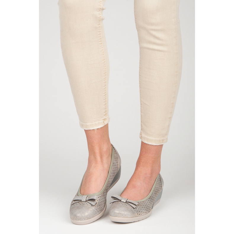 Vinceza Balerina cu fundita gri 1