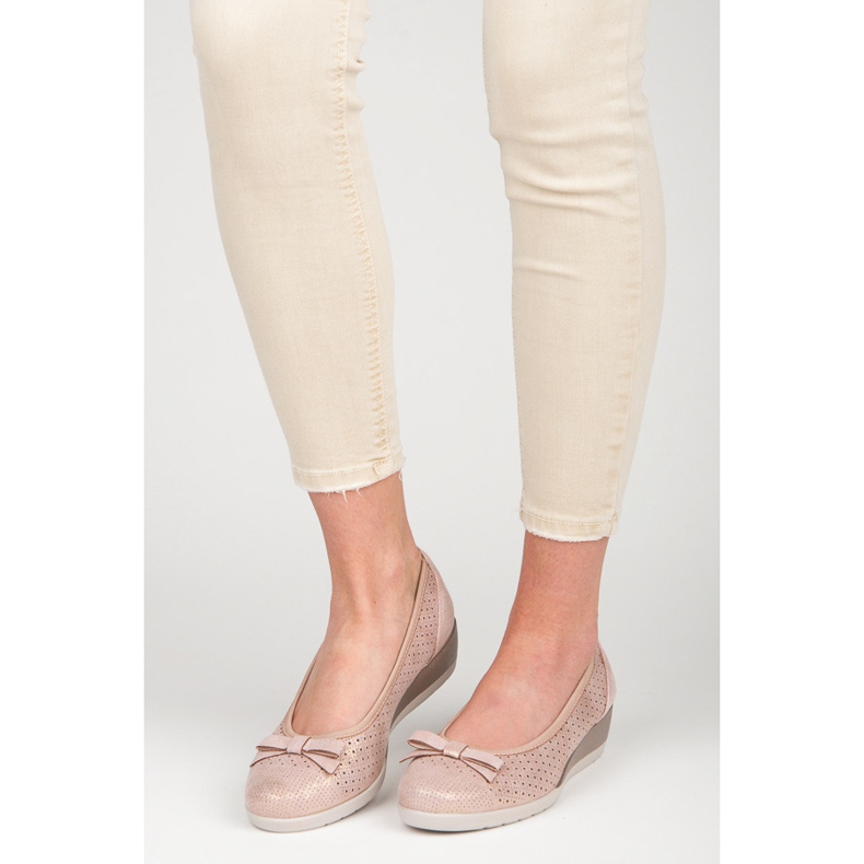 Vinceza Balerina cu fundita roz 1 Vinceza Balerina cu fundita roz 1