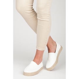 Kylie Espadrile albe 1