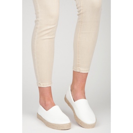 Kylie Espadrile albe 2