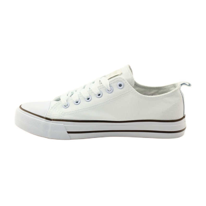 American Club Adidași cu trandafiri brodați American 17035 roșu alb 2