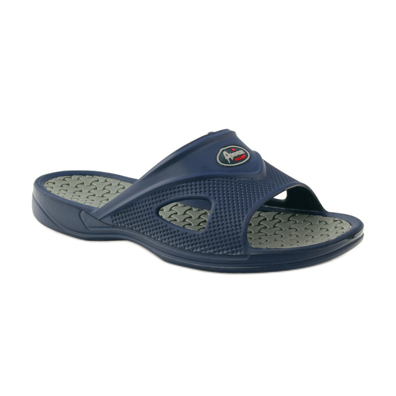 American Club Papuci barbati spuma piscina American gr albastru marin 1