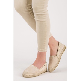 Seastar Espadrile din piele intoarsa cu crampoane maro 1