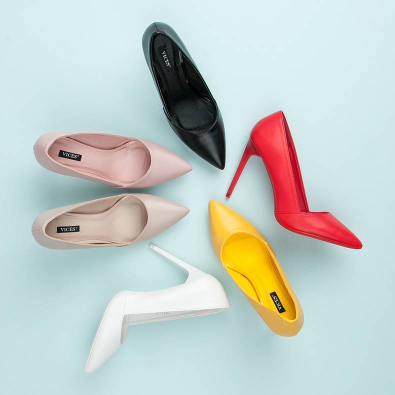 Tocuri înalte VICES elegante roșu 1