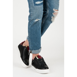 Vices Pantofi negri Sweet Heart negru 2