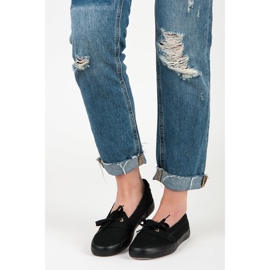 Seastar Tenisi negri cu slip-on negru 1