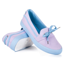 Seastar Tenisi mov cu slip-on albastru violet 4