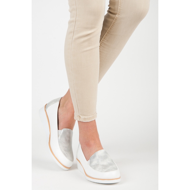 Vices Pantofi cu model de vicii gri alb 2