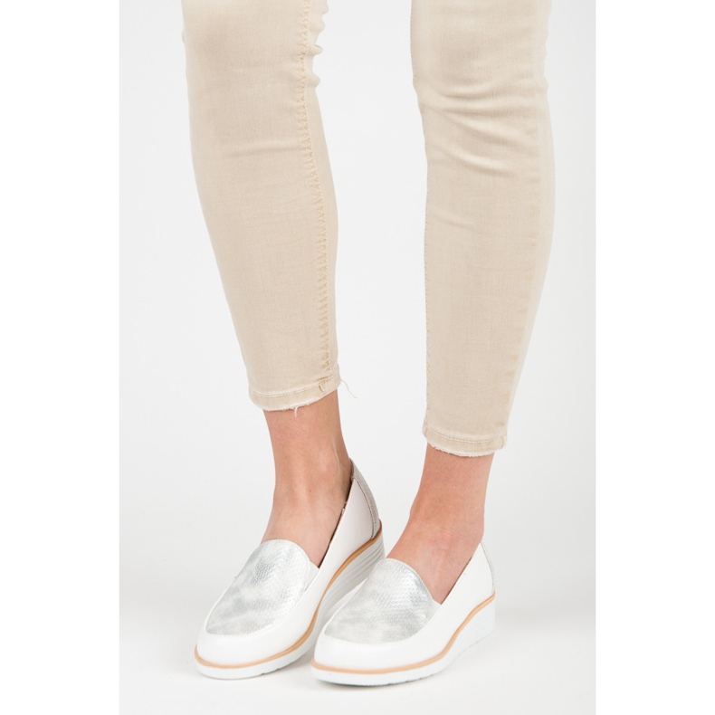 Vices Pantofi cu model de vicii gri alb 1