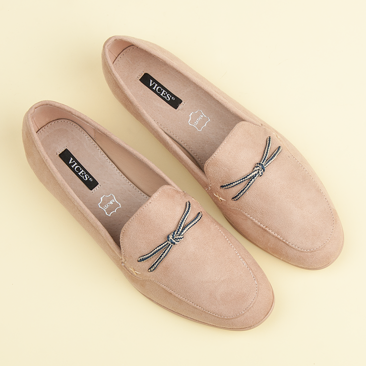 Vices Mocasini din piele intoarsa vicii maro 2