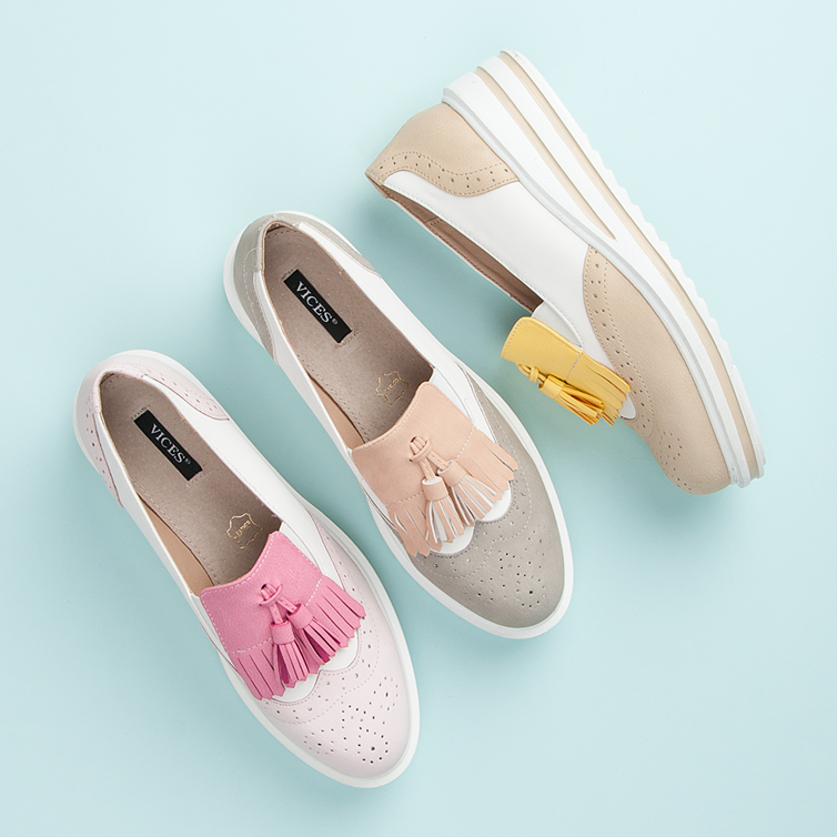 Pantofi boho vices dama roz 1