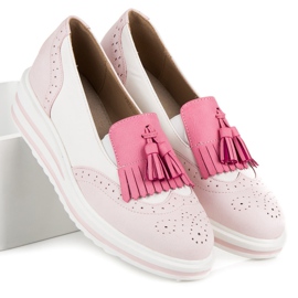 Pantofi boho vices dama roz 4