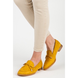 Vices Mocasini de primavara galben 1