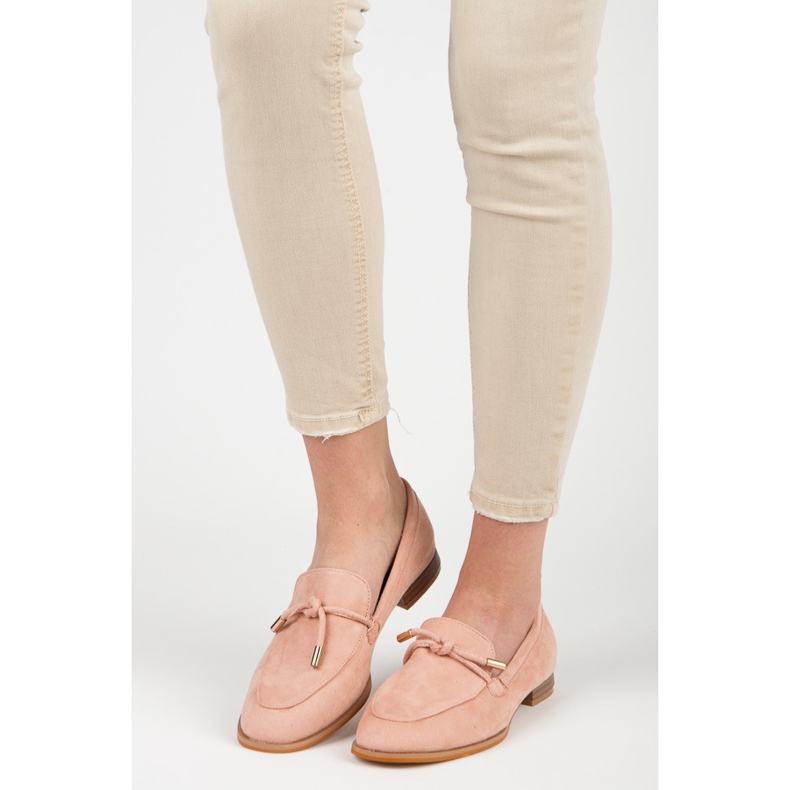 Vices Mocasini de primavara roz 1