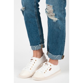 Seastar Tenisi cu siret, espadrile alb 2