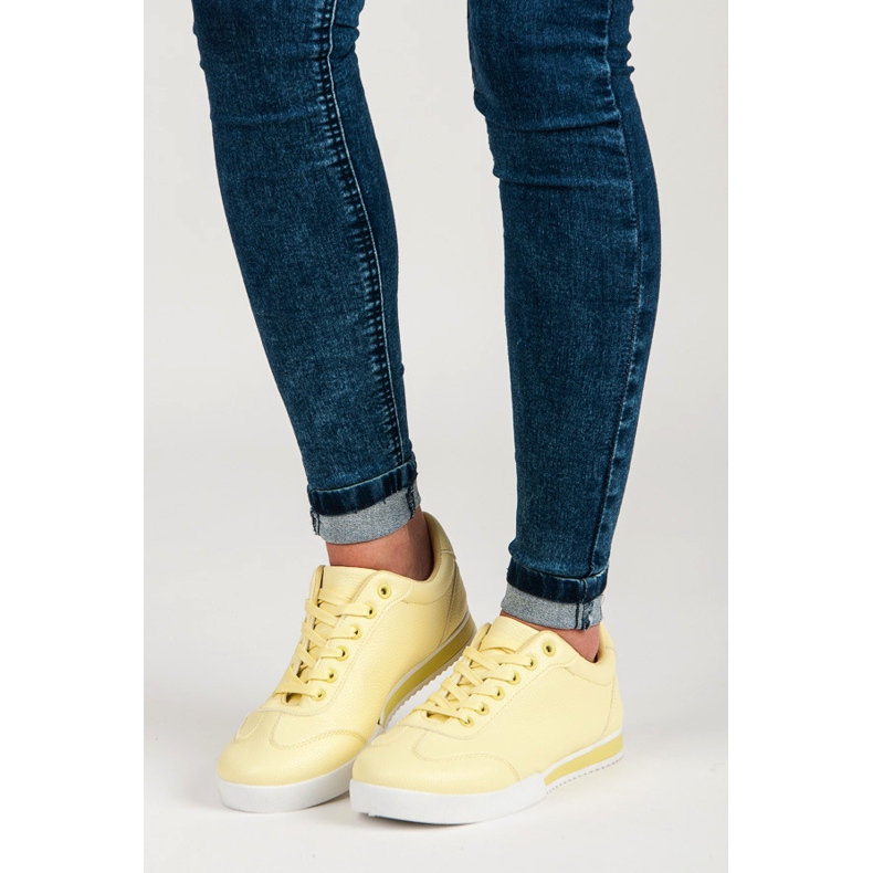 Vices Pantofi sport galbeni 1