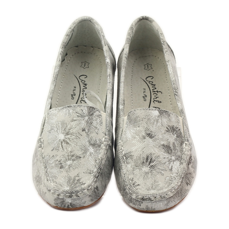 Filippo Mocasini Lordsy gri pentru femei F 006 4