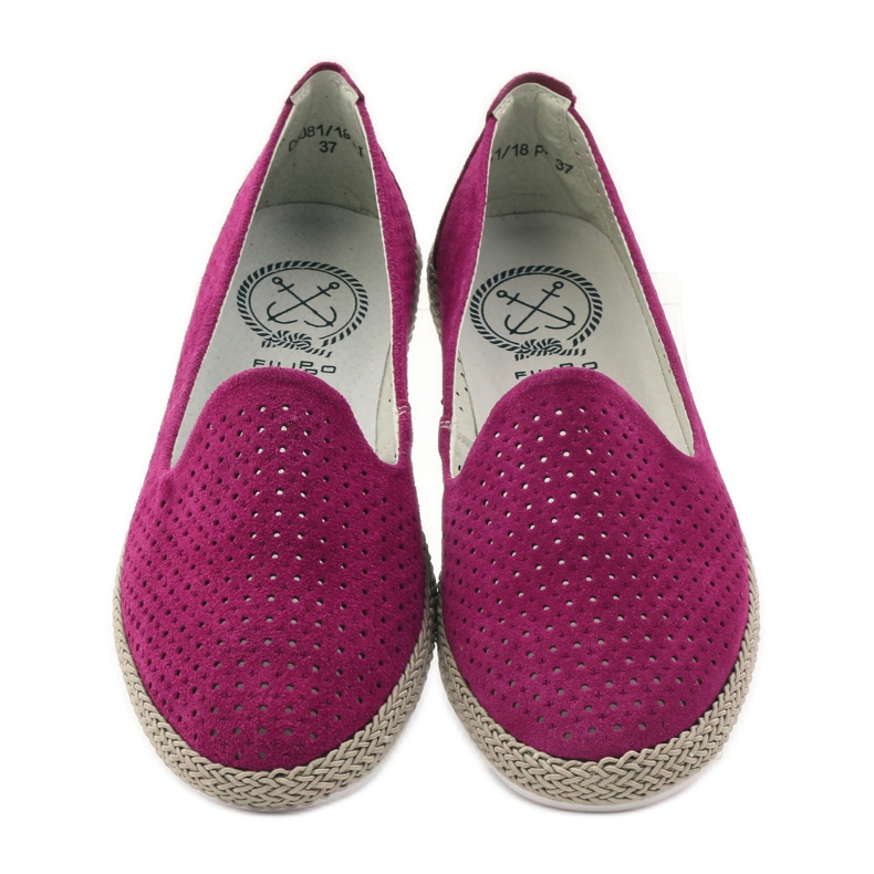 Filippo Espadrile Lordsy balerini F 081 fucsia roz 4