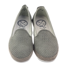 Filippo Balerini Grey Lords F 081 espadrile gri 4