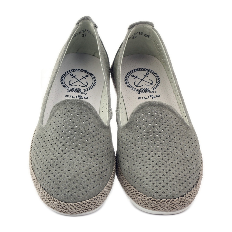 Filippo Balerini Grey Lords F 081 espadrile gri 4