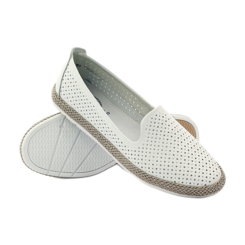 Filippo Espadrile Lords balerini F 081 alb 3