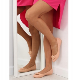 Balerini de damă cu buze dulci bej FM217-6 Nud 2