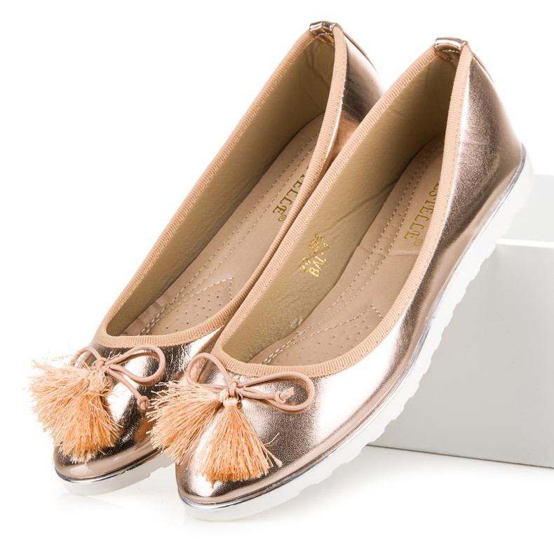 Bestelle Balerini Roz Cu Franjuri 2