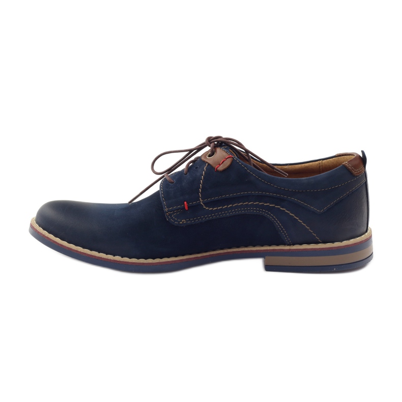 Pantofi cauzali Riko 842 bleumarin maro albastru marin 2