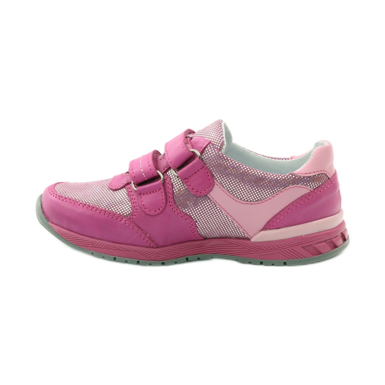 Pantofi pentru fete cu o floare Ren But 3265 roz gri 2