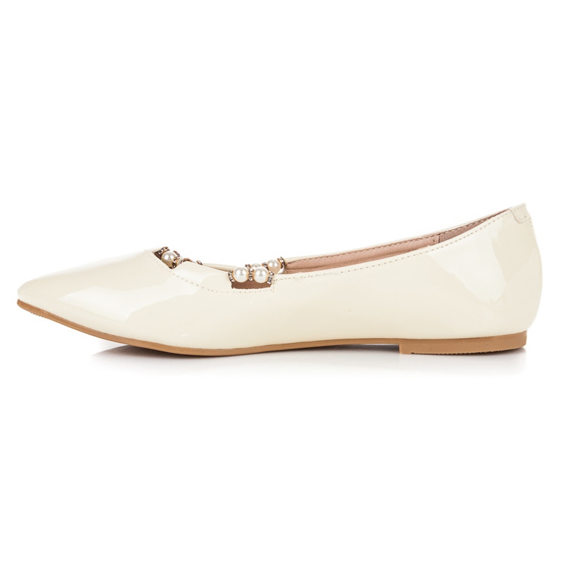 Vices Balerini lăcuți în vicii ascuțite galben 1