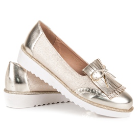 Vices Mocasini pe platforma viciilor galben 2