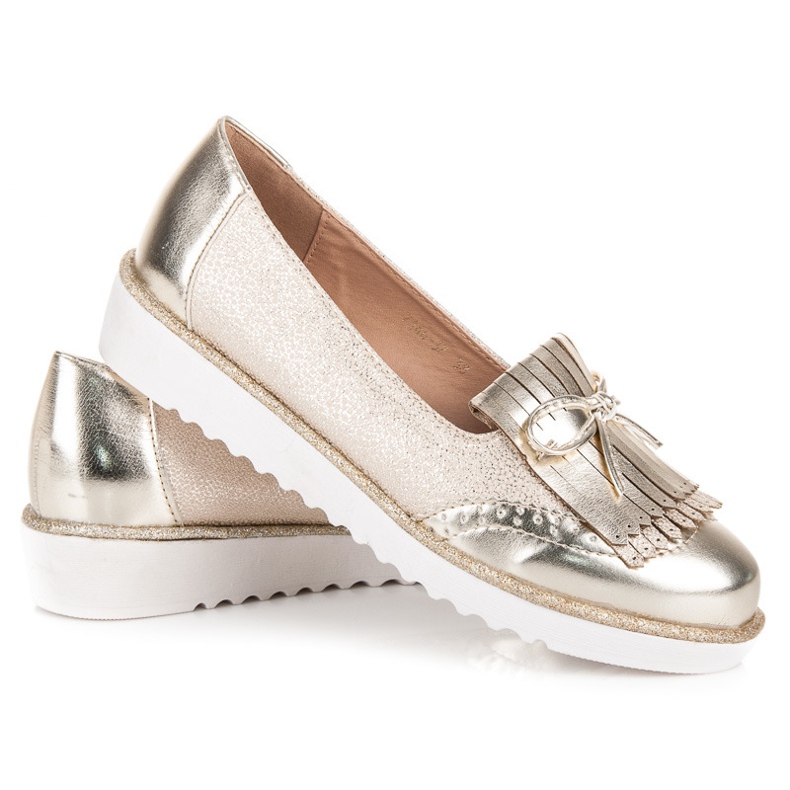 Vices Mocasini pe platforma viciilor galben 2