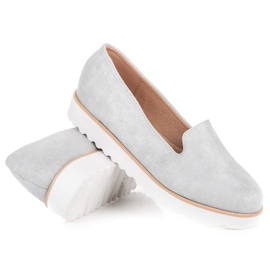 Seastar Pantofi cu platforma slip-on gri 2