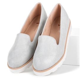 Seastar Pantofi cu platforma slip-on gri 3