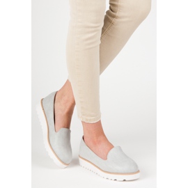 Seastar Pantofi cu platforma slip-on gri 5
