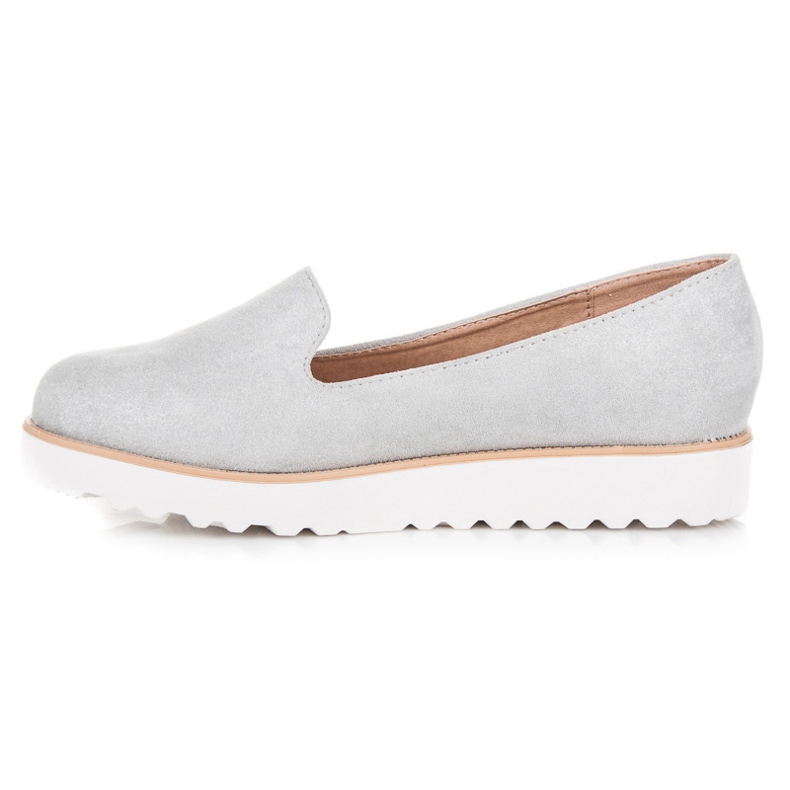 Seastar Pantofi cu platforma slip-on gri 1