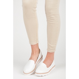 Seastar Pantofi cu platforma slip-on alb 4