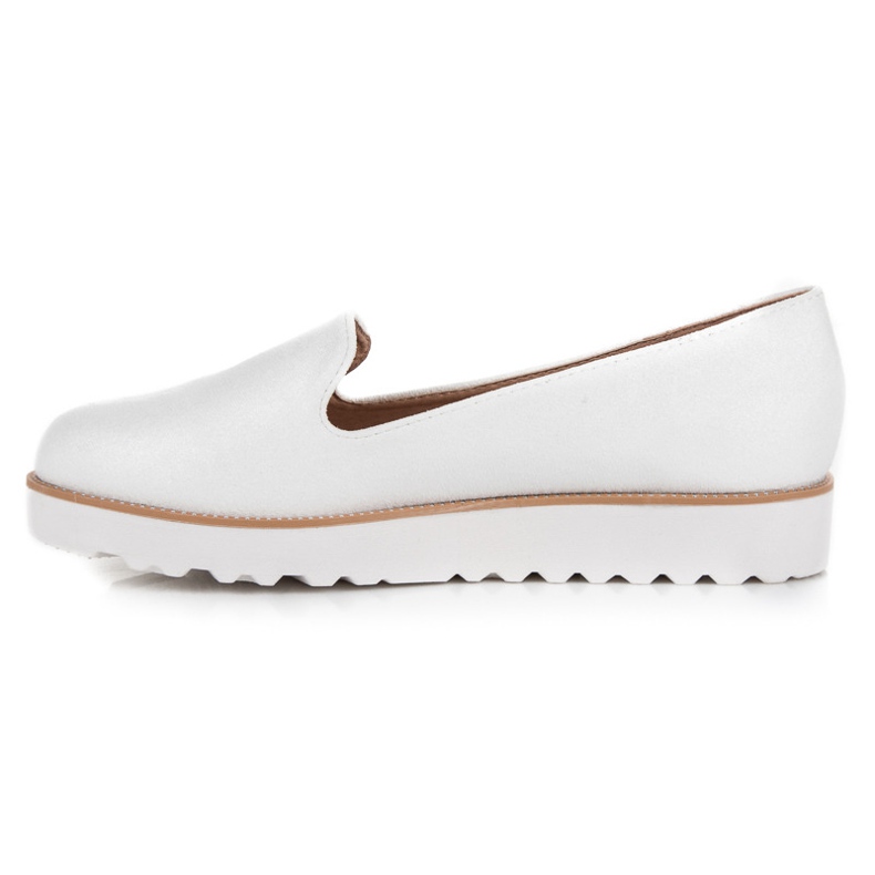 Seastar Pantofi cu platforma slip-on alb 1